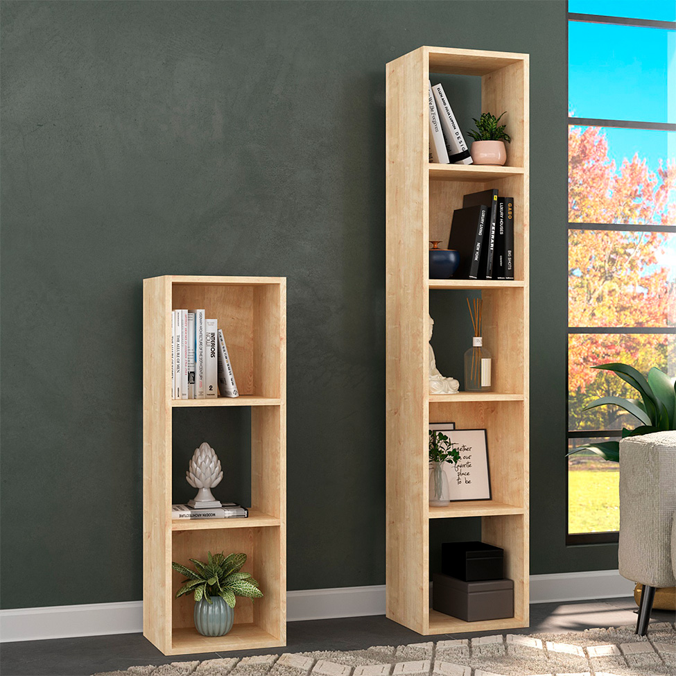 Estante para Escritório Torre Madeirada 90 cm