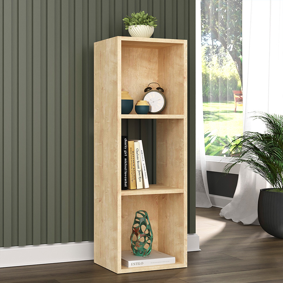 Estante para Escritório Torre Madeirada 90 cm