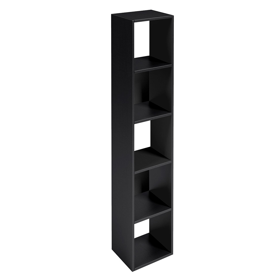 Estante para Escritório Torre Preta 150 cm