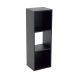 Estante para Escritório Torre Preta 90 cm