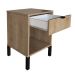 Mesa de Cabeceira Morgan 1 Gaveta Amadeirada