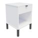 Mesa de Cabeceira Morgan 1 Gaveta Branca