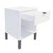 Mesa de Cabeceira Morgan 1 Gaveta Branca