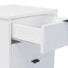 Mesa de Cabeceira Morgan 3 Gavetas Branca