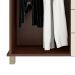Cômoda Malibu 2 Portas 8 Gavetas Rustico e Champagne