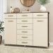 Comoda Sapateira E Cabideiro 2 PT CO180 Rustico Champagne Fell