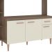 Cozinha Compacta Sofia II 5 Portas 1 Gaveta Teka e Champagne