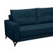 Sofá 4 Lugares Heros com Chaise Direito Veludo Azul