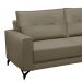 Sofá 4 Lugares Heros com Chaise Direito Veludo Castor