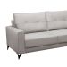 Sofá 4 Lugares Heros com Chaise Direito Veludo Prata