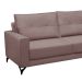 Sofá 4 Lugares Heros com Chaise Direito Veludo Rosê