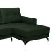Sofá 4 Lugares Heros com Chaise Direito Veludo Verde