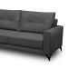 Sofá 4 Lugares Heros com Chaise Esquerdo Veludo Chumbo