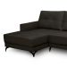 Sofá 4 Lugares Heros com Chaise Esquerdo Veludo Marrom