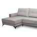 Sofá 4 Lugares Heros com Chaise Esquerdo Veludo Prata