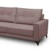Sofá 4 Lugares Heros com Chaise Esquerdo Veludo Rosê