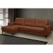 Sofá 4 Lugares Heros com Chaise Esquerdo Veludo Terracota