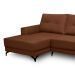 Sofá 4 Lugares Heros com Chaise Esquerdo Veludo Terracota