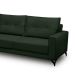 Sofá 4 Lugares Heros com Chaise Esquerdo Veludo Verde