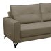 Sofá 5 Lugares Heros com Chaise Direito Veludo Castor
