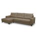 Sofá 5 Lugares Heros com Chaise Esquerdo Veludo Castor