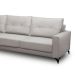 Sofá 5 Lugares Heros com Chaise Esquerdo Veludo Prata
