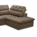 Sofá 5 Lugares Retrátil e Reclinável Arezzo com Chaise Direito Veludo Castor