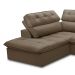 Sofá 5 Lugares Retrátil e Reclinável Arezzo com Chaise Esquerdo Veludo Castor