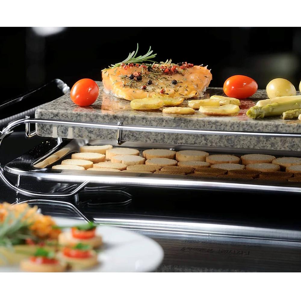 Grill Chapa Elétrica Grelha de Pedra Granito para Cozimento Stone Grill 127 Volts