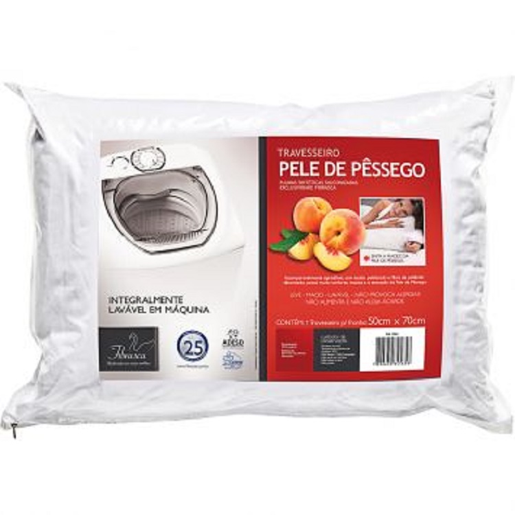 Travesseiro  Pele de Pêssego Fibrasca
