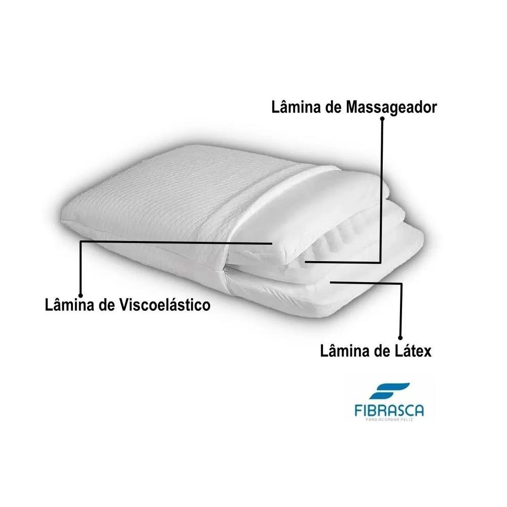 Travesseiro Regulável Personal Mix 3 até 12 Combinações - Fibrasca