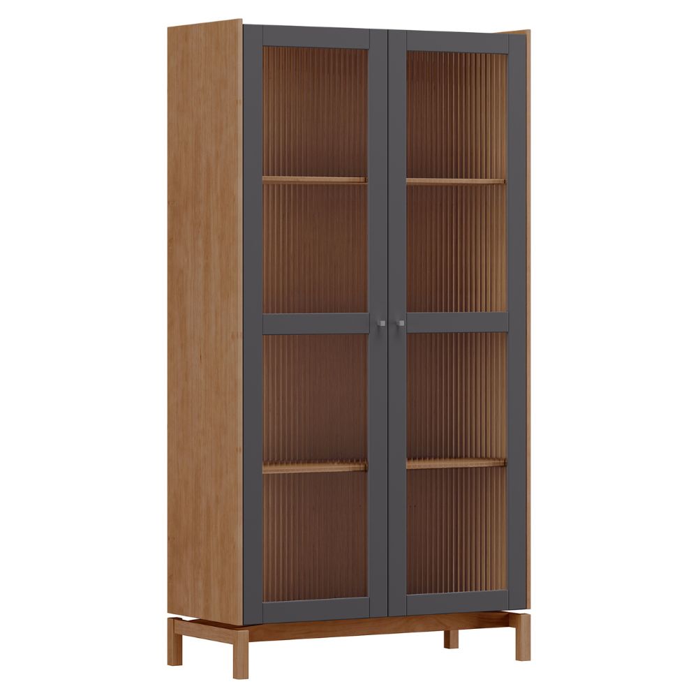 Cristaleira 190cm 2 Portas Barcelona - Tauari e Concret