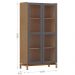 Cristaleira 190cm 2 Portas Barcelona - Tauari e Concret