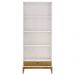 Cristaleira 2 Portas Com Vidro Em MDF/Madeira Maciça 2905 Milao Off White Freijo FNT