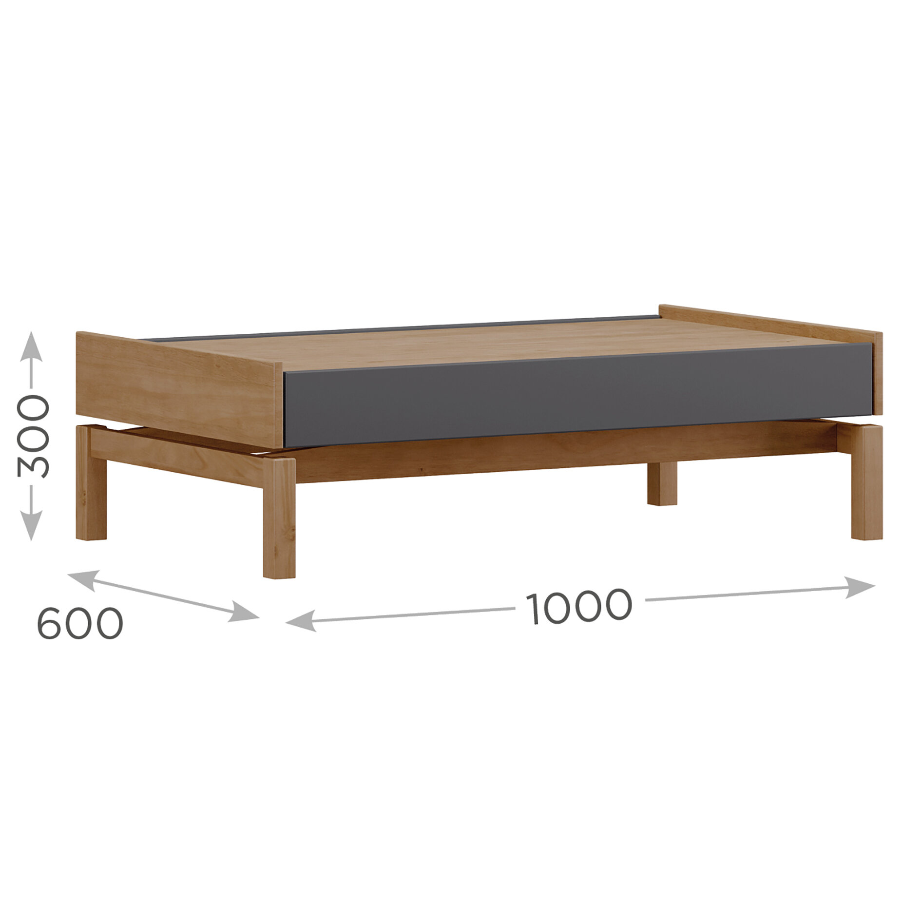 Mesa de Centro Barcelona - Tauari e Concret