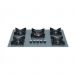 Cooktop a Gás Fischer 5 Bocas Tripla Chama Infinity Trempe de Ferro Fundido 82005 Cor Eiger