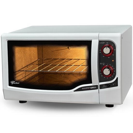 Forno Elétrico Fischer Gourmet Grill, Autolimpante, 44 Litros, Branco 9741