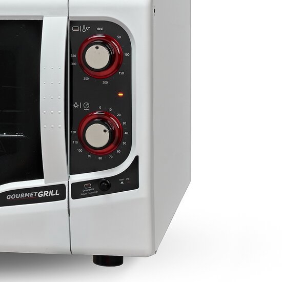 Forno Elétrico Fischer Gourmet Grill, Autolimpante, 44 Litros, Branco 9741