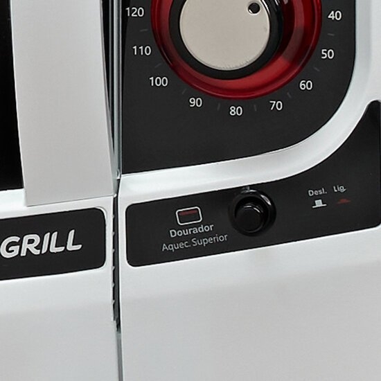 Forno Elétrico Fischer Gourmet Grill, Autolimpante, 44 Litros, Branco 9741