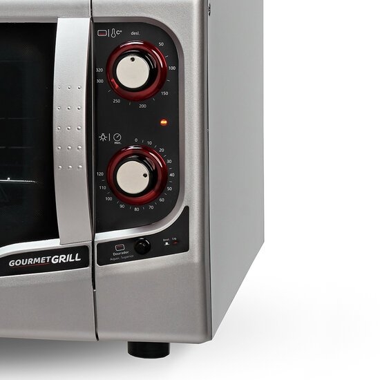 Forno Elétrico Fischer Gourmet Grill, Autolimpante, 44 Litros, Prata  9741 220V