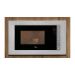 Micro-ondas de Embutir Fischer 25 litros Fit Line Moldura Inox 110V