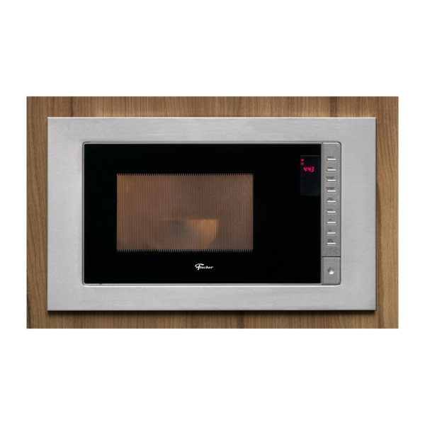 Micro-ondas de Embutir Fischer 25 litros Fit Line Moldura Inox 110V