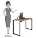 Mesa Para Computador Escrivaninha Porto 120cm Nature - Fit Mobel