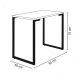 Mesa Para Computador Escrivaninha Porto 90cm Branco - Fit Mobel