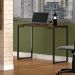 Mesa de Escritório Estilo Industrial 120cm Porto M24 Castanho - Mpozenato