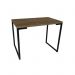 Mesa Para Computador Escrivaninha Porto 90cm Castanho - Fit Mobel