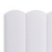 Cabeceira Casal Estofada Para Cama Box Kit 7 Placas Adesivas - Modelo Nuvem Courino Branco