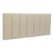 Cabeceira Casal Estofada Para Cama Box Kit 7 Placas Adesivas - Modelo Reta Linho Cru