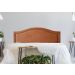 Cabeceira Casal Para Cama Box Curva 140x60 Veludo Terracota - Fumê