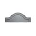 Cabeceira Casal Para Cama Box Provençal Dupla 140x60 Courino Cinza - Tachas Fumê